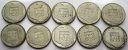 LOT 10 x 200 zł 1974 XXX lat PRL INWESTYCJA SREBRO