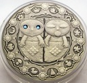 Białoruś 20 Rubli 2009 Bliźnięta Znaki Zodiaku AG