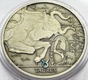 Taurus, Byk Znaki Zodiaku SREBRO