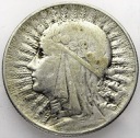 5 zł złotych 1932 Głowa Kobiety ZNAK ZE ZNAKIEM
