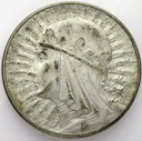 10 zł złotych 1933 Głowa kobiety, babka, Polonia