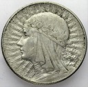 5 zł złotych 1934 Głowa kobiety, Polonia, babka