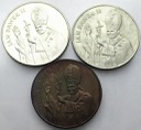 LOT 3 x 10000 zł 1987 Jan Paweł II INWESTUJ SREBRO