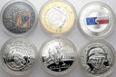 2004 6 x 10 zł złotych ASP Ateny Policja Żniwiarka