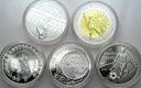 2006 LOT 5 x 10 zł Niemcy Statut Głowa kobiety
