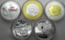 2009 5 x 10 zł Popiełuszko Solidarność Baczyński