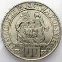 100 zł 1966 Mieszko Dąbrówka Millenium