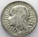 5 zł złotych 1932 Głowa kobiety, Polonia, babka