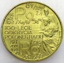 2 zł, złote 1998 Skłodowska Polon i Rad