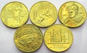 5 x 2 zł 1998 Kórnik, Ropucha, Nagano, Waza, Polon