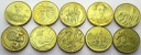 10 x 2 zł 1999 Nato, Chopin, Słowacki, Wilk, Łaski