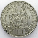 100 zł 1966 Mieszko Dąbrówka Millenium