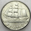 2 zł złote 1936 Żaglowiec Statek PIĘKNA