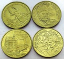 4 x 2 zł 1997 Batory Pieskowa Skała Jelonek
