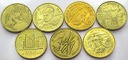7 x 2 zł 1998 Kórnik, Ropucha, Nagano, Waza, Polon