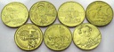 7 x 2 zł 1999 Nato, Chopin, Słowacki, Wilk, Łaski