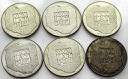 LOT 6 x 200 zł 1974 XXX lat PRL INWESTYCJA SREBRO