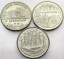 3 x 2 zł 1995 Katyń Łazienki Bitwa Warszawska