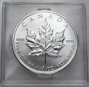Fabulous 2007, 1 oz uncja srebra Liść Klonowy