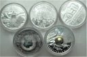 2008 LOT 5 x 10 zł Pekin Piłsudski Osadnictwo