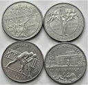 4 x 2 zł 1995 Łazienki Atlanta Bitwa Warszawska