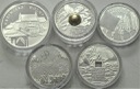 2008 LOT 5 x 10 i 20 zł Pekin Sybiracy Kazimierz