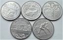 5x 2 zł 1995 Sum Atlanta Bitwa Warszawska Łazienki