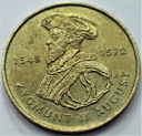 2 zł, złote 1996 Zygmunt II August
