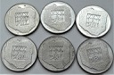 LOT 6 x 200 zł 1974 XXX lat PRL INWESTYCJA SREBRO