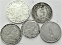 LOT 5 x 10 i 5 i 2 Marki Hindenburg Kościół SREBRO