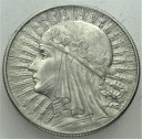 5 zł złotych 1932 Głowa kobiety, Polonia, babka