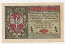 1917 1/2 mkp pół marki polskiej seria B Generał