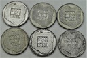 LOT 6 x 200 zł 1974 XXX lat PRL INWESTYCJA SREBRO
