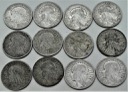 LOT 12 x 2 zł Głowa kobiety, INWESTYCJA AG SREBRO