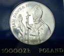 10000 zł złotych 1987 Jan Paweł II