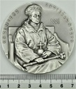 Medal Kazimierz Jagiellończyk BIAŁY METAL