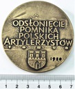 Medal Odsłonięcie Pomnika Polskich Artylerzystów