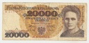 20000 20.000 zł złotych Skłodowska 1989 seria W