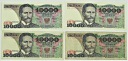 LOT 4 x 10000 10.000 zł złotych Wyspiański