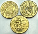 3 x 2 zł 1998 Ropucha, Niepodległość, Mickiewicz