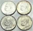 LOT 4 x 50000 zł 1988 Piłsudski INWESTYCJA SREBRO