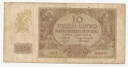 1940 10 zł, Dziesięć Złotych, Ser. F