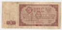 1948 5 zł pięć złotych seria BF