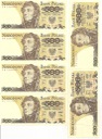 LOT 6 x 500 zł złotych Tadeusz Kościuszko