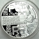 20 zł złotych 1998 Skłodowska Polon i Rad PIĘKNA