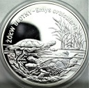20 zł złotych 2002 Żółw Błotny PIĘKNY
