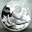 Fabulous 2007, 1 oz uncja srebra 10 juanów Panda
