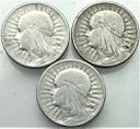 LOT 3 x 2 zł Głowa kobiety, INWESTYCJA AG SREBRO