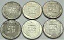 LOT 6 x 200 zł 1974 XXX lat PRL INWESTYCJA SREBRO