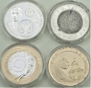 LOT 4 x 10 zł NBP SREBRO INWESTYCJA ZESTAW